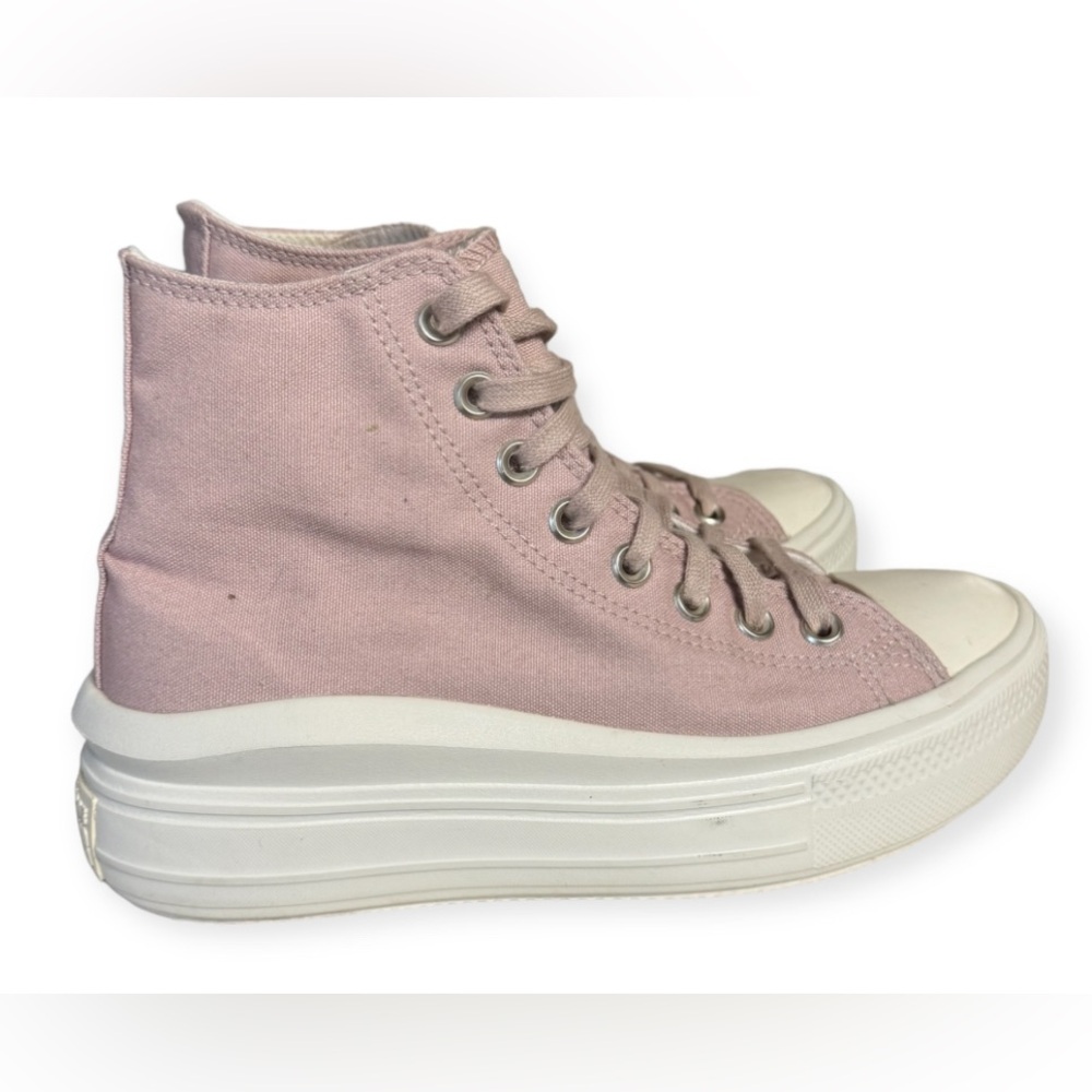EUC Converse Women's CTAS Move Hi Top Platform Sneaker Mauve/ - Picture 2 of 9